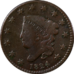 1824 Large Cent