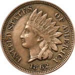 1862 Indian Cent