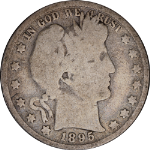 1895-P Barber Half Dollar