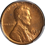 1935-S Lincoln Cent PCGS MS64 RD Nice Eye Appeal Strong Strike