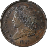 1835 Half Cent Nice Unc Nice Eye Appeal Nice Strike