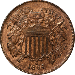 1864 Two (2) Cent Piece