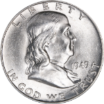 1949-D Franklin Half Dollar - Full Bell Lines