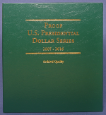 Used Littleton Proof Presidential Dollar Album - Archival Quality, No Coins