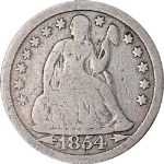 1854-O Seated Liberty Dime