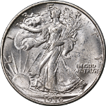 1936-D Walking Liberty Half Choice BU Blast White Superb Eye Appeal