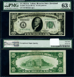 FR. 2001 D $10 1928-A Federal Reserve Note Cleveland D-A Block Choice PMG CU63 EPQ