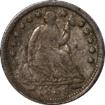 1854-P Seated Liberty Half Dime