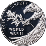 2020 Proof Silver Medal End of World War II PCGS PR70 DCAM First Strike - OGP