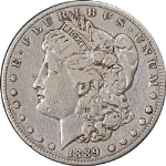 1889-CC Morgan Silver Dollar Nice F/VF Key Date Great Eye Appeal Nice Strike