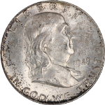 1949-D Franklin Half Dollar - Full Bell Lines