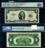 FR. 1509* $2 1953 Legal Tender *-A Block Gem PMG CU66 EPQ Star
