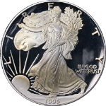1995-P Silver American Eagle $1 PCGS PR69 DCAM