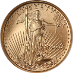 2007 Gold American Eagle $5 NGC MS70 Early Releases Blue Label