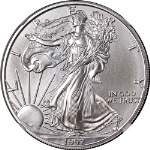 1997 Silver American Eagle $1 NGC MS70 Brown Label