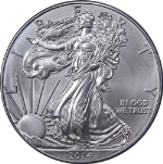 2014 Silver American Eagle $1 PCGS MS70 First Strike Bald Eagle Label
