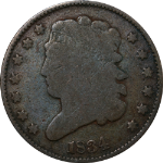 1834 Half Cent