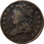 1828 Half Cent