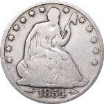 1854-O Seated Half Dollar