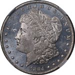 1884-O Morgan Silver Dollar NGC MS64 PL Great Eye Appeal Strong Strike