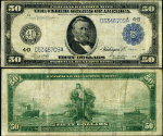FR. 1039 A $50 1914 Federal Reserve Note Cleveland VF