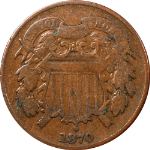 1870 Two (2) Cent Piece