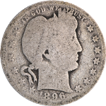 1896-O Barber Quarter