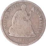 1862-P Seated Liberty Half Dime