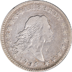 1795 Bust Half Dollar F+ Details Key Date 0-105 R.4 Nice Eye Appeal Nice Strike