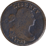 1798/7 Large Cent VG Details S.150 R.5 Decent Eye Appeal Nice Strike