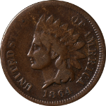 1864 'L' Indian Cent