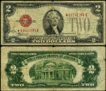 FR. 1507* $2 1928-F Legal Tender *-A Block Fine Star