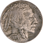 1931-S Buffalo Nickel