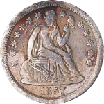 1857-O Seated Liberty Dime