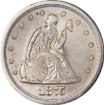 1875-S Twenty (20) Cent Piece AU/BU Details Nice Eye Appeal Nice Strike