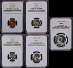 1967 SMS Set All Coins NGC MS67 Superb Eye Appeal Strong Strike