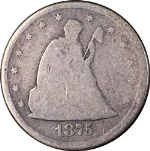 1875-CC Twenty (20) Cent Piece Nice G Decent Eye Appeal