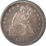 1850-O Seated Liberty Quarter Nice XF Great Eye Appeal Nice Strike