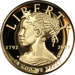 2017-W American Liberty Series $100 Gold High Relief Proof - OGP COA - STOCK