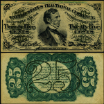 FR. 1295 25 c. 3rd Issue Fractional Note Choice CU
