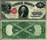 FR. 36 $1 1917 Legal Tender VF+