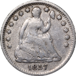 1857-P Seated Liberty Half Dime