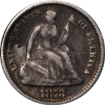 1873-P Seated Liberty Half Dime