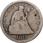 1875-S Twenty (20) Cent Piece