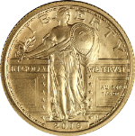 2016-W Gold Centennial - Standing Liberty Quarter - OGP &amp; COA - STOCK