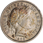 1908-P Barber Dime