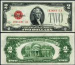 FR. 1508 $2 1928-G Legal Tender D-A Block Choice CU+