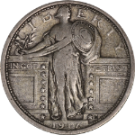 1917-P Type 1 Standing Liberty Quarter