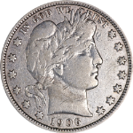 1906-D Barber Half Dollar