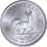 2023 South Africa 1 Ounce Silver - Krugerrand - BU - STOCK